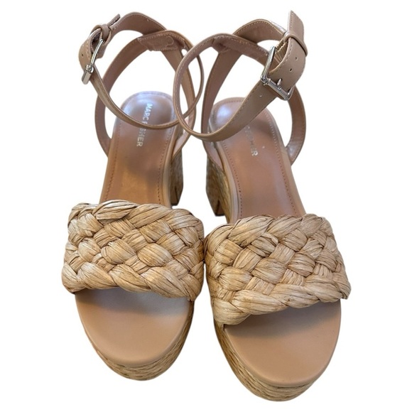 Marc Fisher Women's Braided Espadrille Platform Summer Sandals EUC, size 9.5 - Picture 6 of 9